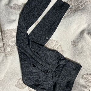 Lululemon Athletica Black Camouflage Leggings